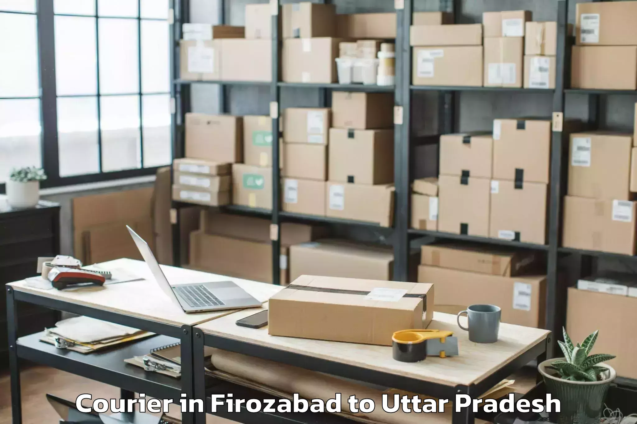 Quality Firozabad to Siswa Bazar Courier